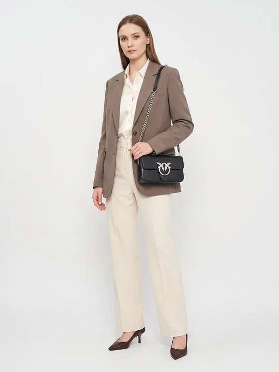 PINKO Love one Crossbody-väska Läder 23 cm PINKO Love one Crossbody-väska Läder 23 cm