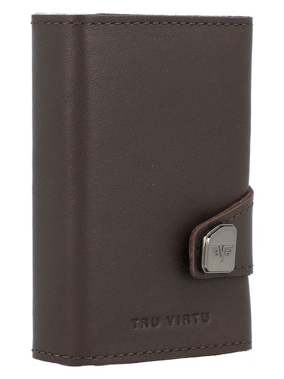 Tru Virtu Click & Slide kreditkortholder pung RFID læder 6,5 cm