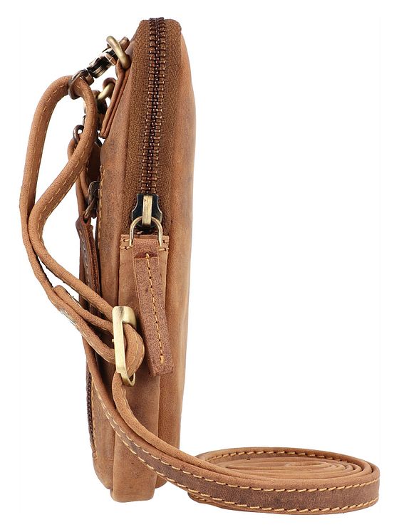 Greenburry Vintage skuldertaske i læder 11 cm