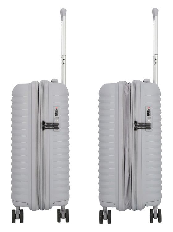 d & n Travel Line 4500 4 hjul Kabinetrolley S 55 cm med strækfold d & n Travel Line 4500 4 hjul Kabinetrolley S 55 cm med strækfold