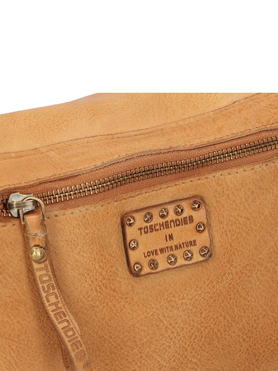 Taschendieb Wien Freundgasse Skuldertaske Læder 19.5 cm