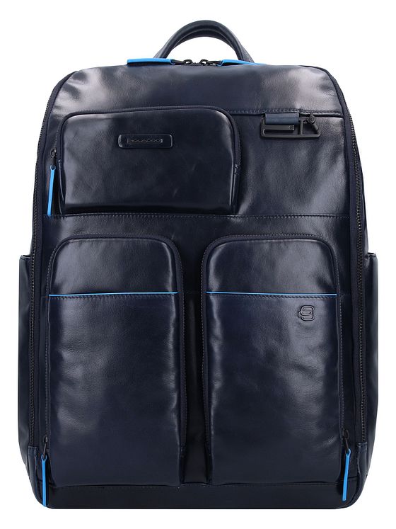 Piquadro Blue Square Revamp rygsæk RFID læder 42 cm laptoprum