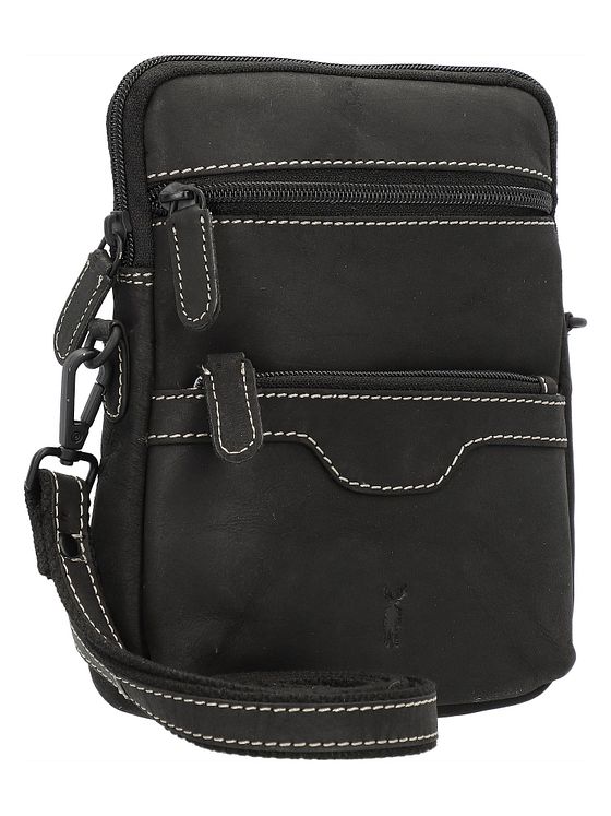 Jack Kinsky Baltimore 11 skuldertaske i læder 16 cm