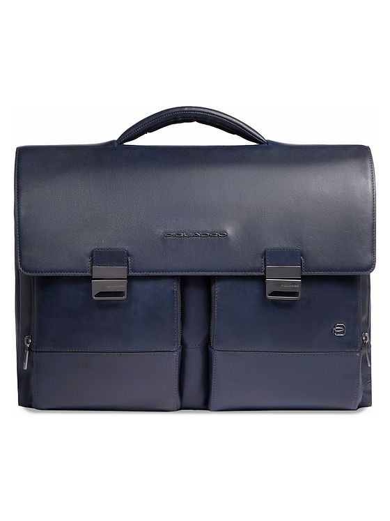 Piquadro Philip Dokumenttaske Messenger Læder 42 cm Laptoprum