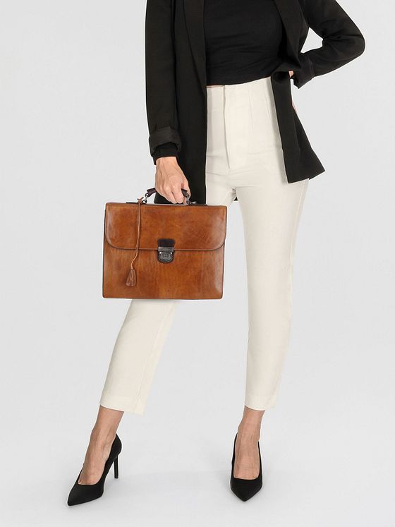 Castelijn & Beerens Rien dokumentmappe RFID-læder 39,5 cm rum til bærbar computer Castelijn & Beerens Rien dokumentmappe RFID-læder 39,5 cm rum til bærbar computer