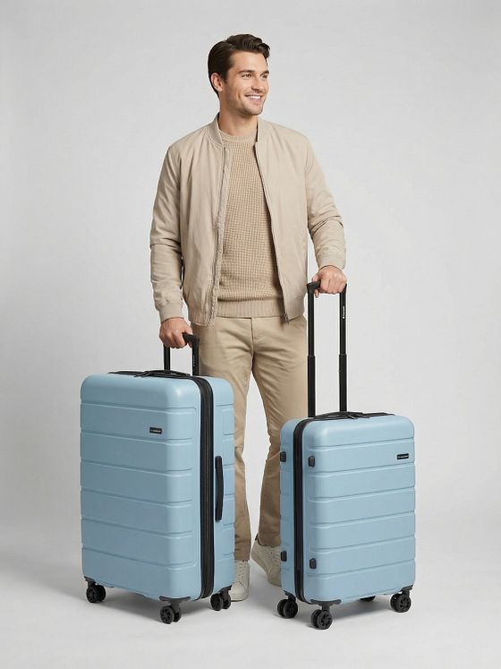 Saxoline Miami 4 kolečka Sada kufrů 2-dílný s roztažitelným záhybem