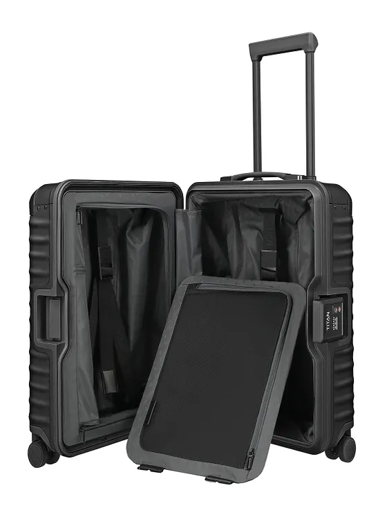 Titan Příruční zavazadlo Eternity s 4 kolečky, z hliníku, 55 cm