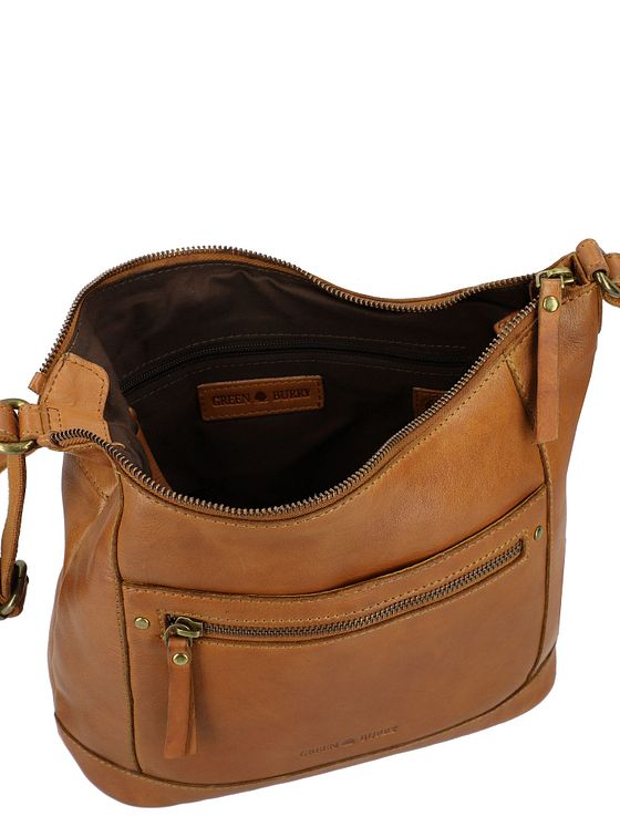 Greenburry Colombiana Skuldertaske Læder 27 cm