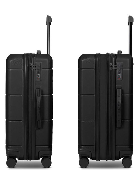 Police London 4 hjul Kuffert 3-delt med strækfold