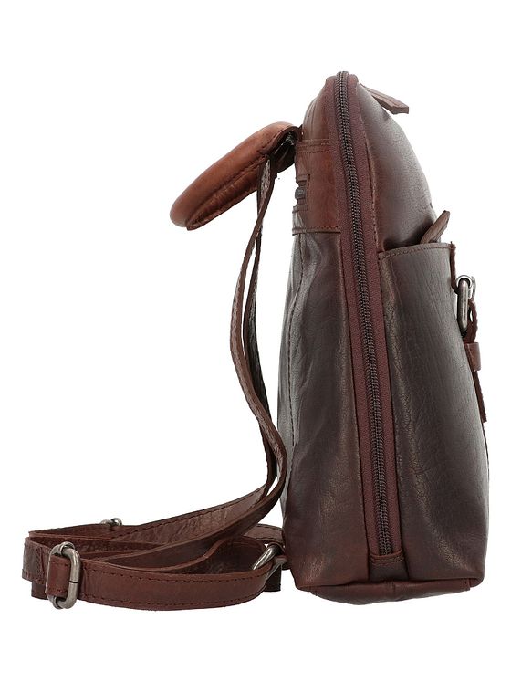 Spikes & Sparrow City-rygsæk i læder 27 cm