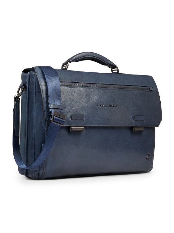 Piquadro Solm Dokumenttaske Læder 42 cm Laptoprum