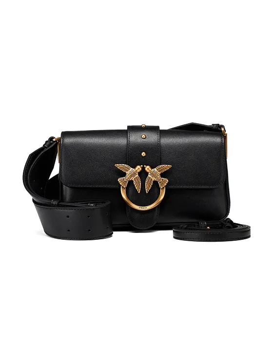 PINKO Love One Crossbody-väska Läder 22 cm PINKO Love One Crossbody-väska Läder 22 cm
