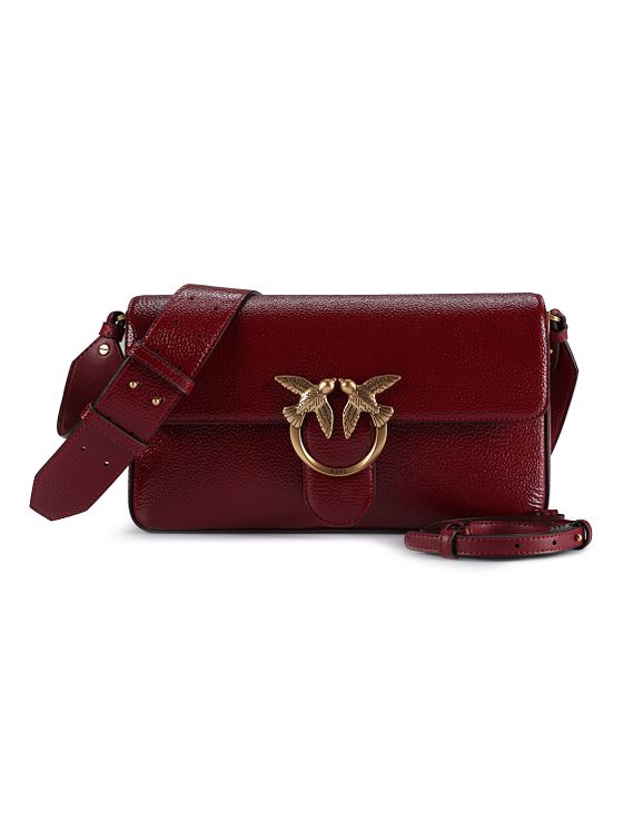 PINKO Love One Skuldertaske Læder 27 cm