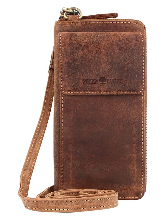 Greenburry Vintage mobiletui RFID læder 8 cm