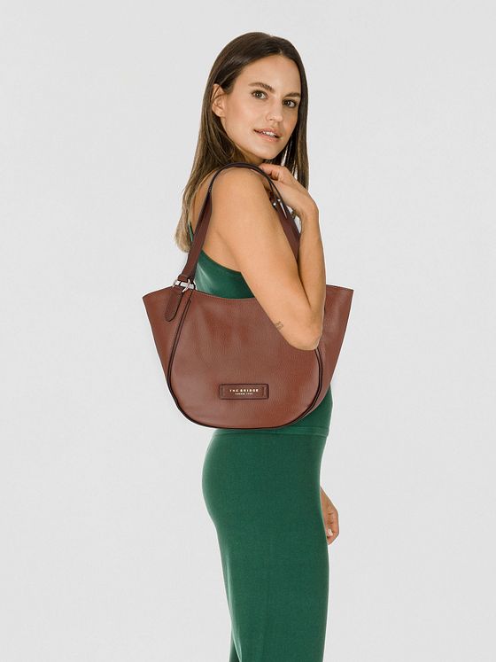 The Bridge Domitilla Skuldertaske Læder 39 cm The Bridge Domitilla Skuldertaske Læder 39 cm