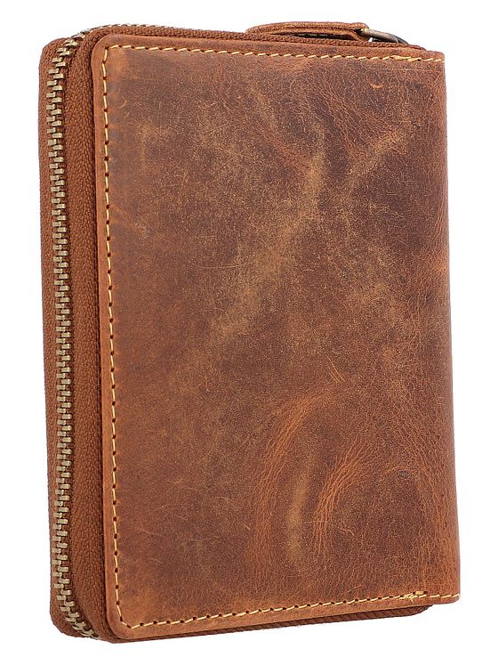 Greenburry Vintage pung med stjernetegn i læder 10 cm Greenburry Vintage pung med stjernetegn i læder 10 cm