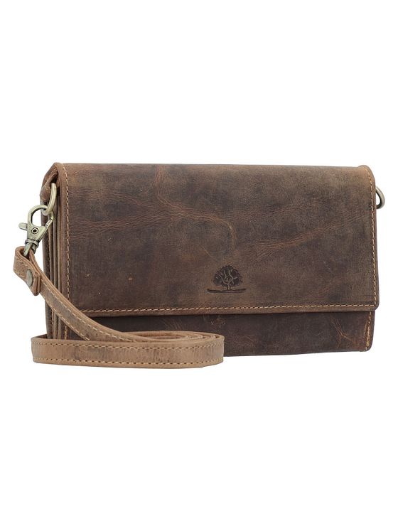 Greenburry Vintage Clutch pung RFID-beskyttelse Læder 20 cm