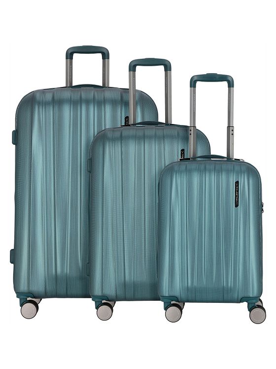 Polestream Moonrock 4 kolečka Sada kufrů 3-dílný s roztažitelným záhybem