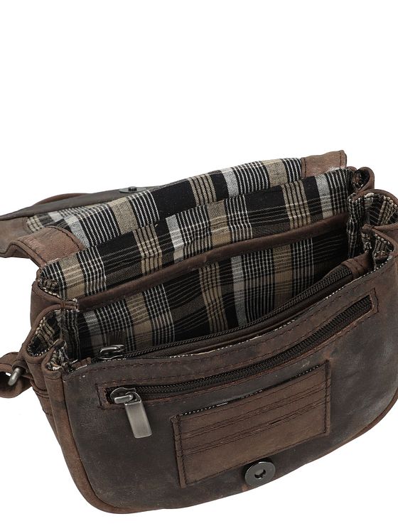 Harold's Antik skuldertaske i læder 21 cm