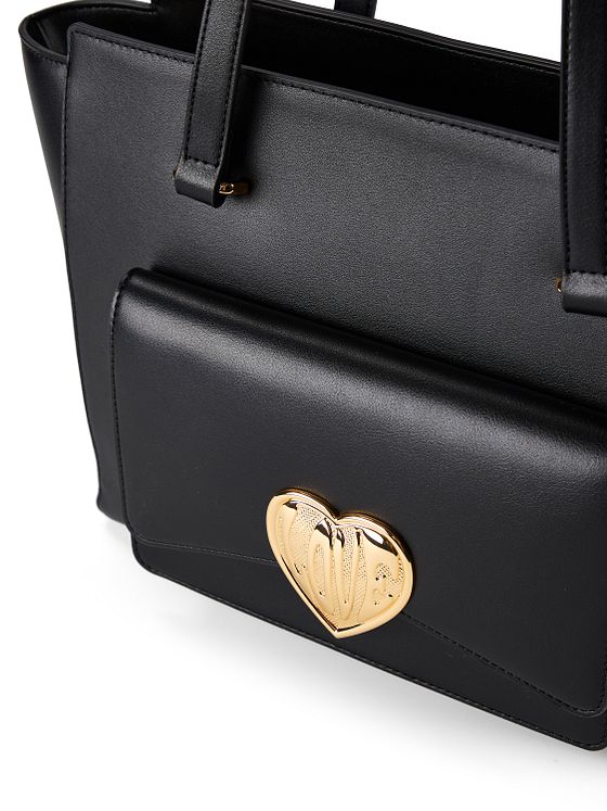 Love Moschino Victory Heart Shopper-taske Læder 34 cm