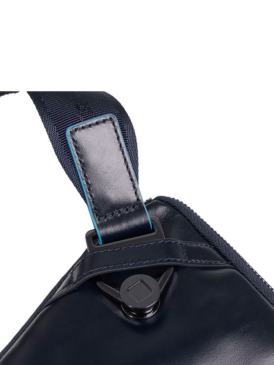 Piquadro Blue Square Skuldertaske Læder 30 cm Piquadro Blue Square Skuldertaske Læder 30 cm