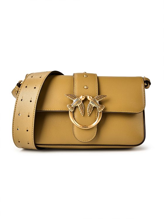 PINKO Love One Skuldertaske Læder 22 cm