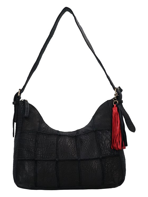 Taschendieb Wien Malvengasse Skuldertaske Læder 31 cm