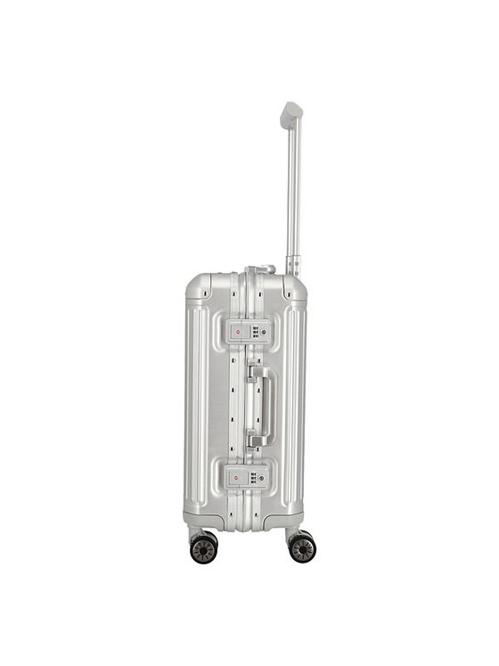 Travelite Next 4-pyöräinen käsimatkatavara, Alumiini, 55 cm Travelite Next 4-pyöräinen käsimatkatavara, Alumiini, 55 cm