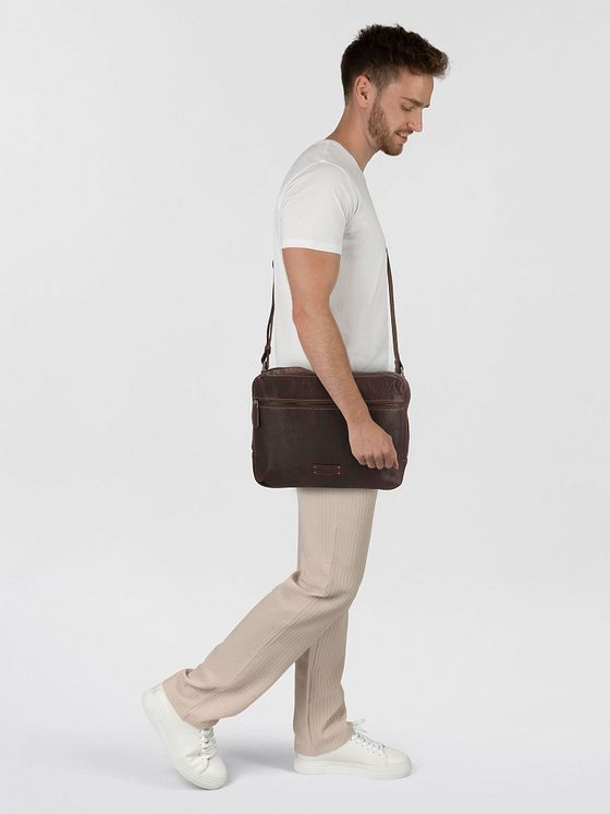 Jack Kinsky Porto Skuldertaske Læder 33 cm Jack Kinsky Porto Skuldertaske Læder 33 cm