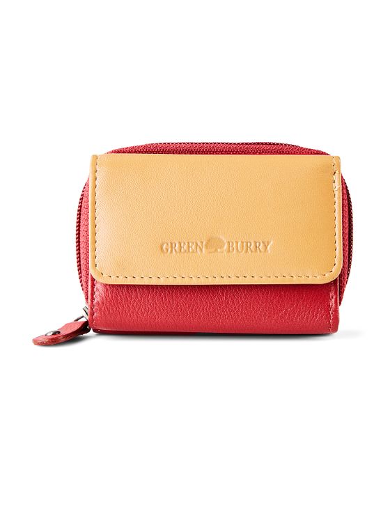 Greenburry Nappa Pung RFID-beskyttelse Læder 11 cm