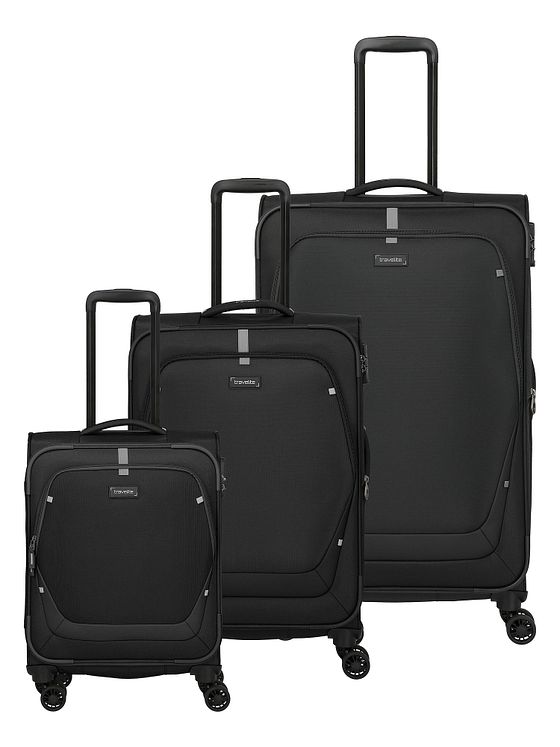 Travelite Umbria 4 kolečka Sada kufrů 3-dílný s roztažitelným záhybem