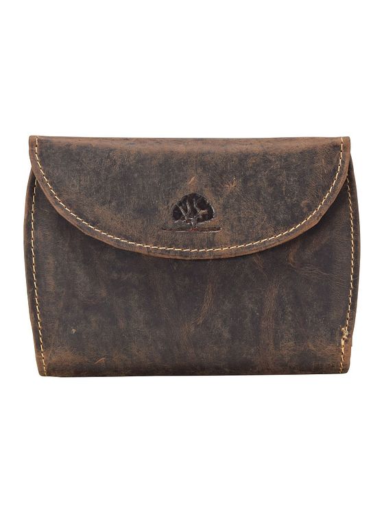 Greenburry Vintage pung i læder 13,5 cm