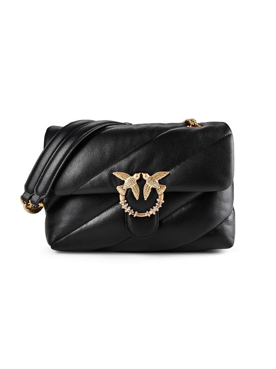 PINKO Love Classic Bolsa de hombro Piel natural 27 cm PINKO Love Classic Bolsa de hombro Piel natural 27 cm