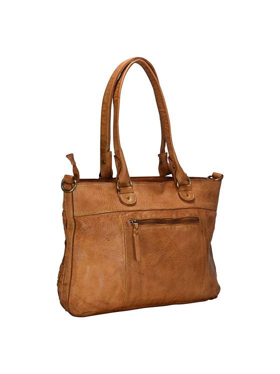 Greenland Nature Femi & Nine skuldertaske i læder 42 cm