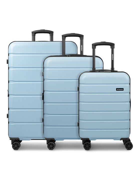 Saxoline Miami 4 kolečka Sada kufrů 3-dílný s roztažitelným záhybem