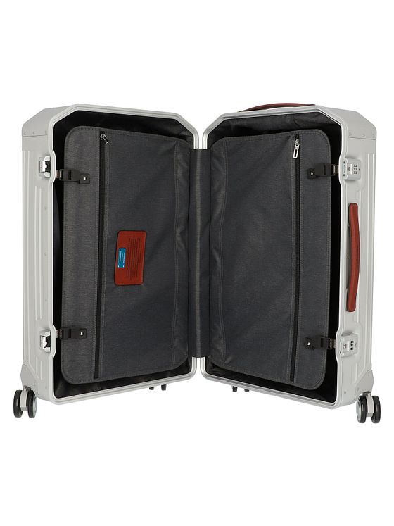 Piquadro 4-hjulet vogn i aluminium 69 cm