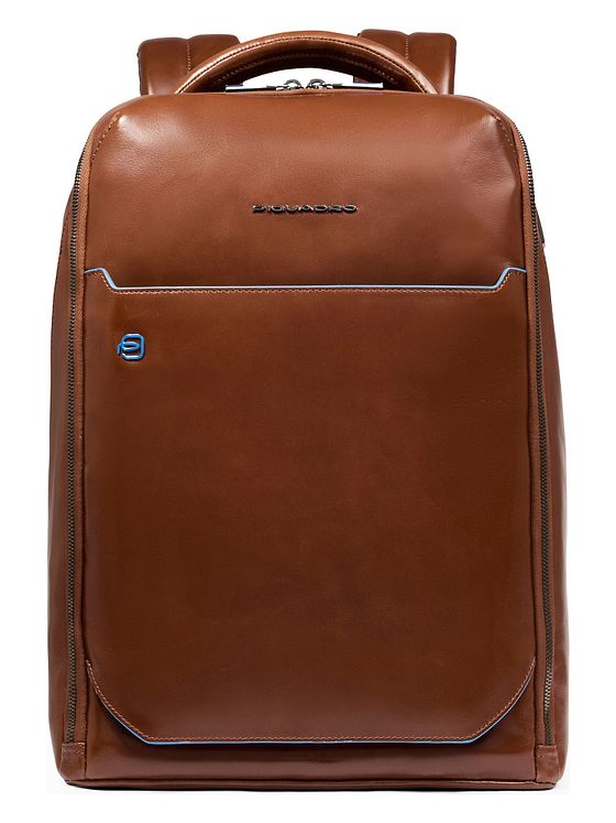 Piquadro Blue Square Daypack RFID-beskyttelse Læder 39 cm Laptoprum