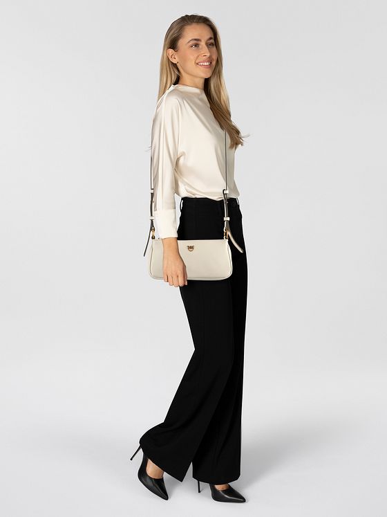 PINKO Half Moon Skuldertaske Læder 23 cm