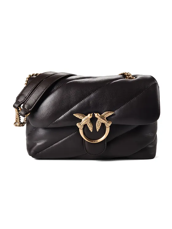PINKO Love Puff Crossbody-laukku Nahka 27 cm