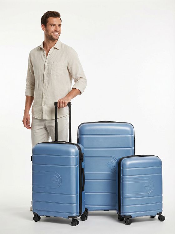Redolz Essentials 11 4 ruedas Set de maletas 3 piezas Con fuelle expandible