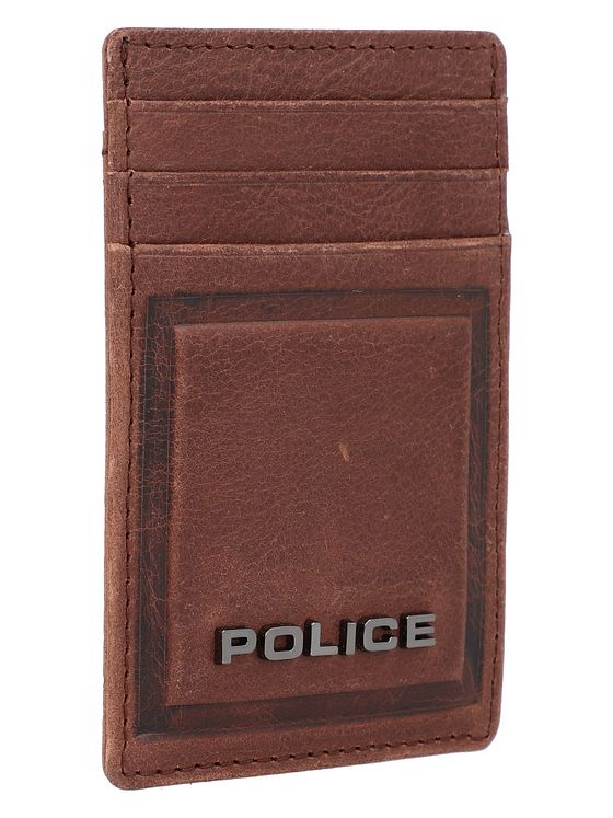 Police PT16-08536 Kreditkortholder i læder 7 cm med pengeclips Police PT16-08536 Kreditkortholder i læder 7 cm med pengeclips