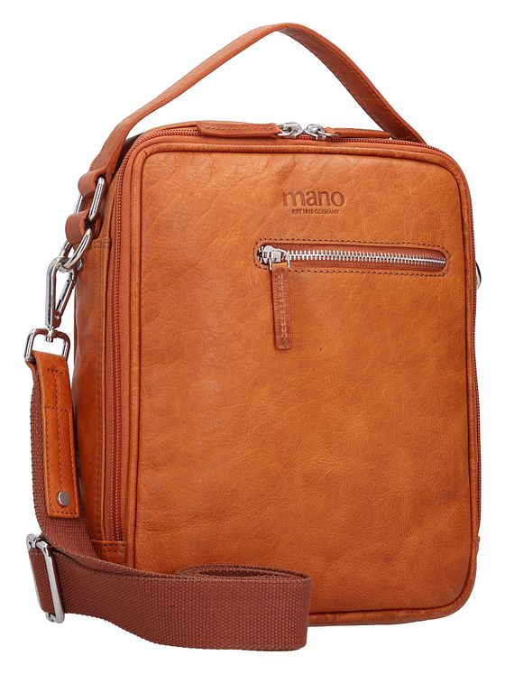 mano Don Pietro håndtaske i læder 25 cm