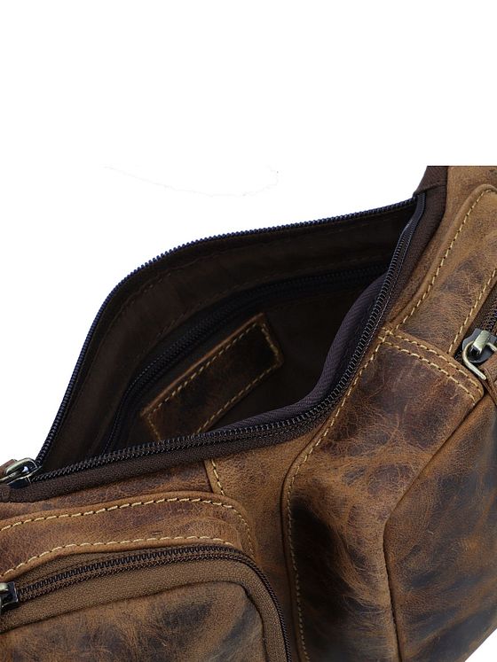 Greenburry Vintage skuldertaske i læder 43 cm Greenburry Vintage skuldertaske i læder 43 cm