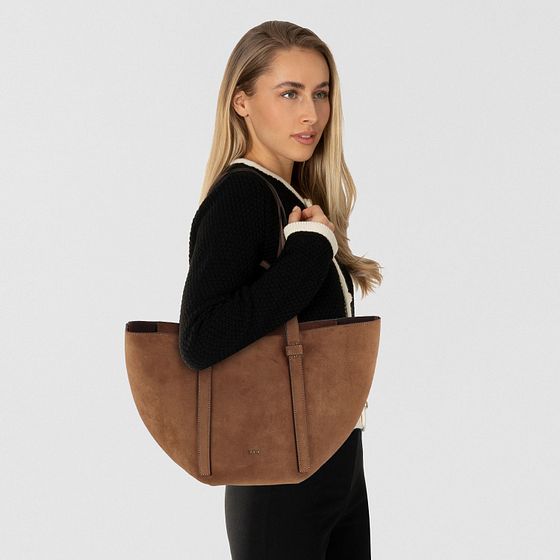 abro Cosmo Shopper-taske Læder 40 cm