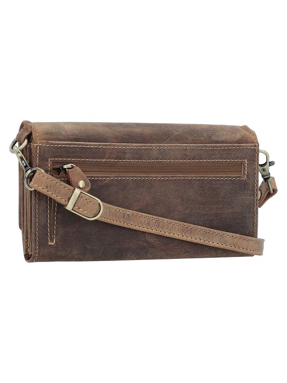 Greenburry Vintage Clutch pung RFID-beskyttelse Læder 20 cm