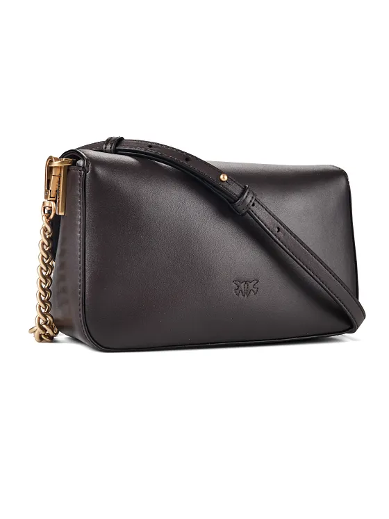 PINKO Love One Crossbody-väska Läder 21 cm PINKO Love One Crossbody-väska Läder 21 cm