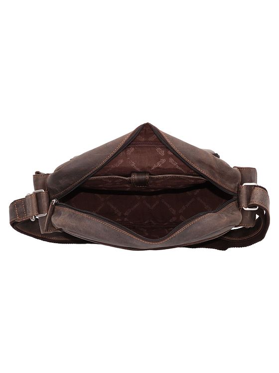 Greenland Nature Westcoast skuldertaske i læder 29 cm