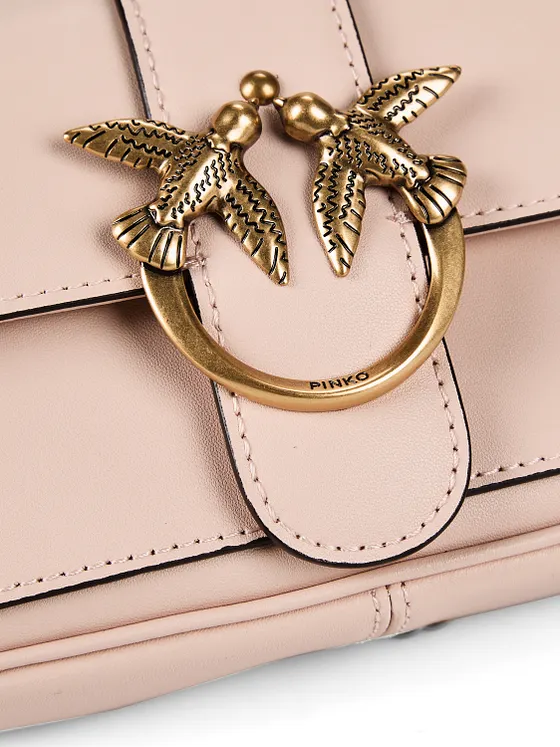 PINKO Love One Crossbody-väska Läder 20 cm PINKO Love One Crossbody-väska Läder 20 cm