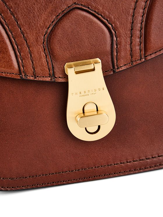 The Bridge Mia Bolsa de hombro Piel natural 22 cm The Bridge Mia Bolsa de hombro Piel natural 22 cm