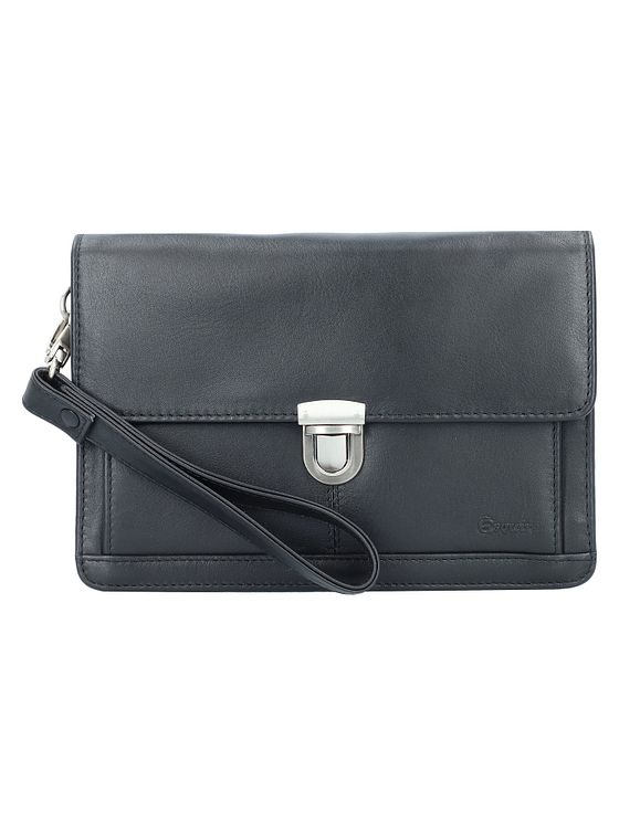 Esquire Håndledstaske i Oxford-læder 22 cm